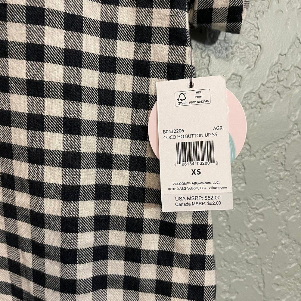 Volcom Coco Ho Button-Up Check Shirt - Picture 5 of 10